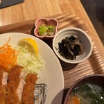 荻窪 もがめ食堂 - お漬物、ひじき