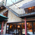 カフェ ラ・ボエム - ボエムのテラス @４pm