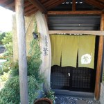 そば繁 - 玄関