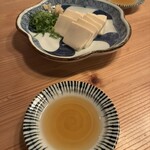 常夜亭 徳 - 名物豆腐の塩漬け480円