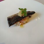 アロセリア ラ パンサ - 秋刀魚のコンフィとスペイン風ポテトサラダ