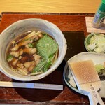 玄 田むら - 【2025/11】鴨汁せいろ(汁・薬味）