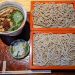 玄 田むら - 【2025/11】鴨汁せいろ(味くらべ)