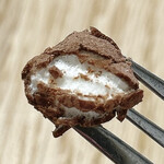 Tatsunori Sato - マシュマロショコラ(ミルク)、断面！
      齧ったので汚くてすみません(＞人＜;)