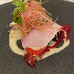 太平洋クラブ軽井沢リゾート - カンパチのミキュイ　サラダ仕立て