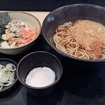 ゆで太郎 - 料理写真:朝の焼鯖炙りたらこごはんセット＋温玉(530円)