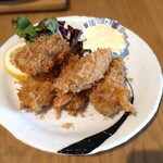 津田宇水産 レストラン - カキフライ