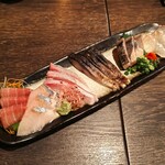 狐狸庵亭 - お刺身盛り合わせ