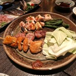 狐狸庵亭 - お任せで串焼き（塩）