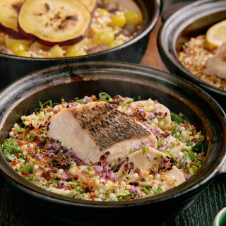 【コスパ◎】選べる土鍋ご飯がついた、旬を楽しめるコースも人気