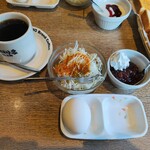 珈琲家比呂野 - 料理写真:モーニングセット、小倉