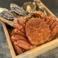 毛蟹の蒸篭蒸し