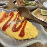居酒屋 晃 - チーズオムレツ