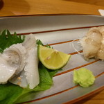 鮨 志の助 - がす海老とあおりいか生げそ