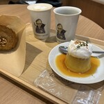カンノンコーヒー 名駅前店 - 期間限定かぼちゃのプディング、シナモンパンプキンマフィン