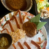 活ズワイ蟹すき鍋