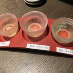 茨城名物之美食屋 Mondokoro 水戶市役所前店 - 茨城地酒飲み比べ