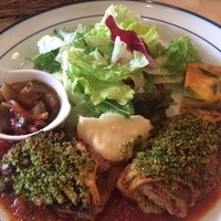 ダン ル シエル - マスタードパン粉の鷄ランチ