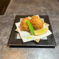 蟹真丈の釈迦揚げ