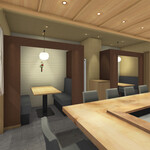 すし割烹悠水 - 【BOX席】2〜4名で寛げるお席です