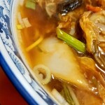 空港ラーメン 天鳳 - 甘野菜の味が残る火加減