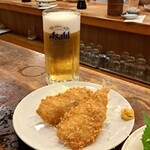 魚三酒場 富岡店 - アジフライには醤油