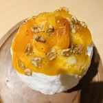 京氷菓 つらら - 柿ゴルゴンの上から見たフォルム