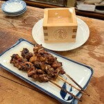 魚三酒場 - 枡酒と合います