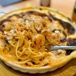 グルービー - 料理写真:海賊スパゲッティ　1690円　+　生パスタ変更　150円
