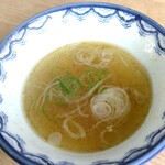 中華そば 琴の - 油そばの割スープ