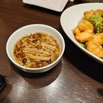 湘南 魚つる - キノコのたれは別盛