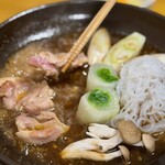 弥満喜 - 奥久慈しゃもすき鍋　3520円x2