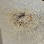 山地陽介 - アオリイカのカルボナーラ(麺は無し)