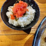 鶏そば炭や - 2025.10明太子ご飯　200円