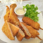 惣菜 久野屋 - いろいろフライ盛り合わせ♬