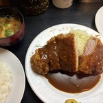 かっぱ - 名代とんかつ定食（とんてい） ¥1800