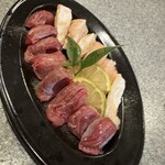 とり焼 げんき - 砂肝と軟骨、いずれも1人前塩