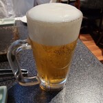 炭火焼肉　萬大 - 生ビール