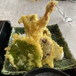 太平洋クラブ軽井沢リゾート - ランチ　海老ときのこ天麩羅