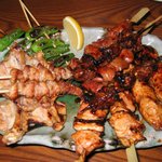 鶏・黄柚子 - 食べてみてよ『串焼き盛合せ』♪