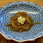 鮨おばな - 白魚の漬け