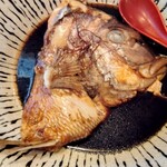 うみからそらへ - タイかま煮付け　でかいです