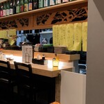 極楽美酒 小虎 - カウンター