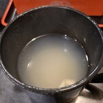 芝大門 更科布屋 - そば湯