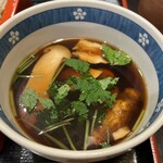 芝大門 更科布屋 - 松茸せいろのつけ汁