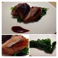 京 静華 - 前菜：私には「ウズラ」が出されました。これ絶品です、こんなに美味しい「ウズラ」は初めてかも。
                皮の部分は北京ダックよりも美味しいかもしれません。