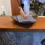 串かつ おこし - えび カリッカリの殻が旨い