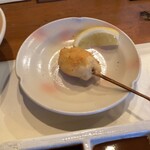 串かつ おこし - 里芋 マッシュしたものと固形のところがある