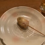 串かつ おこし - オリーブ ベーコンとブルーチーズで洋風