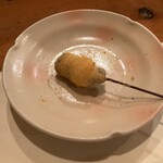 串かつ おこし - 黒豆チーズ かなり甘い